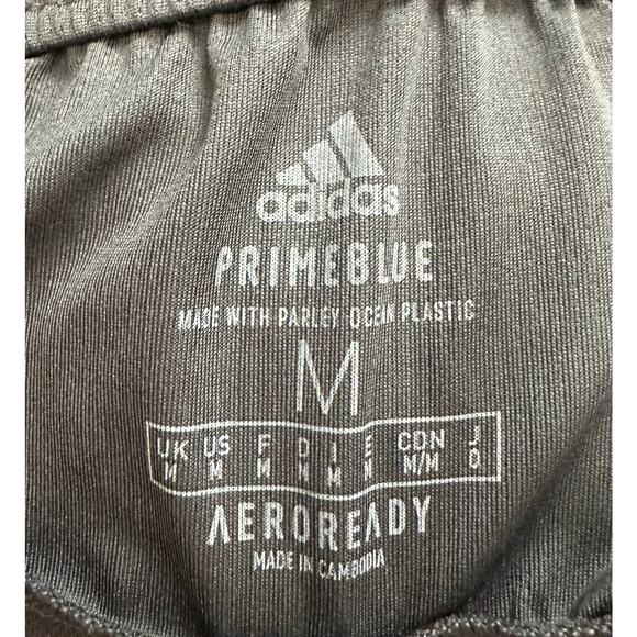 Adidas GM2146 PRIMEBLUE DESIGNED TO MOVE SPORT SHORTS GRAY Size Medium New - Picture 3 of 4